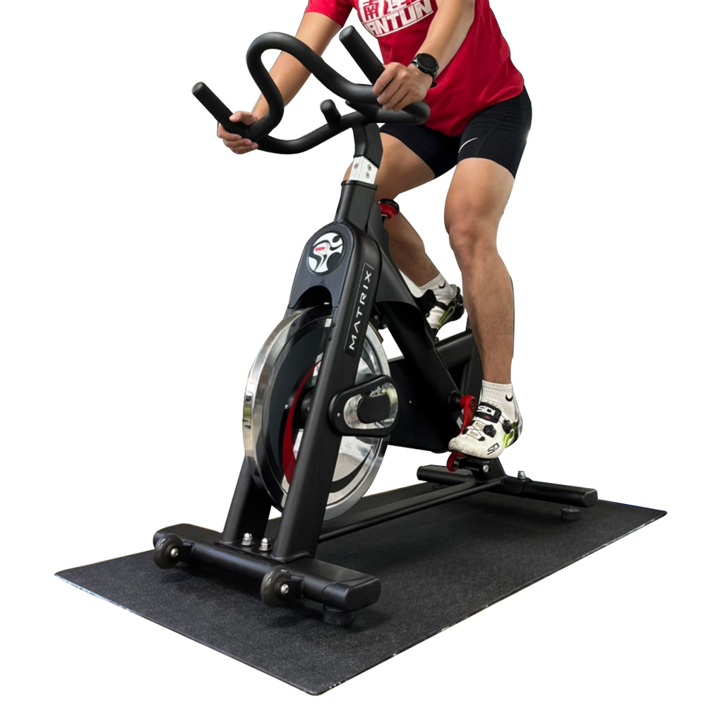 Equipment mat / heavy- duty mat/ protective mat bike mat / Bike training mat / Under spin bike mat