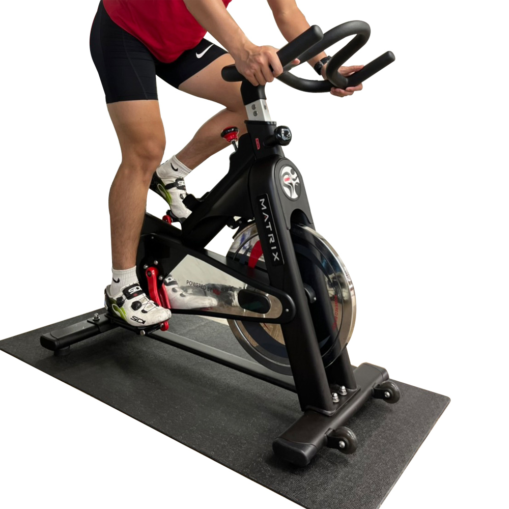 Equipment mat / heavy- duty mat/ protective mat bike mat / Bike training mat / Under spin bike mat